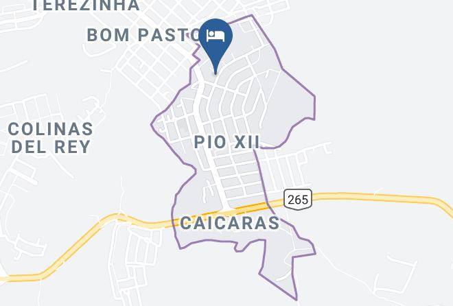 Sao Joao Del Rei - Hotel Cristo Rei 611 Maps