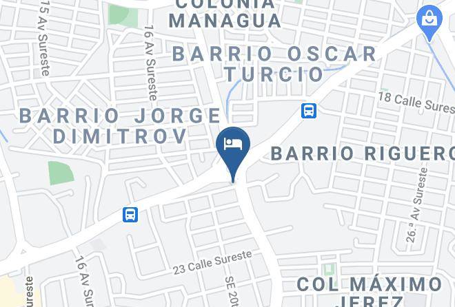 Managua - Hotel Cristo Rey Maps
