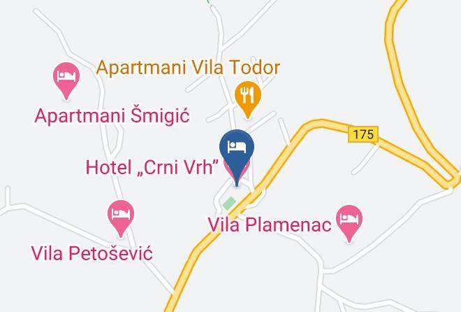 Kolubara District - Hotel Crni Vrh Maps