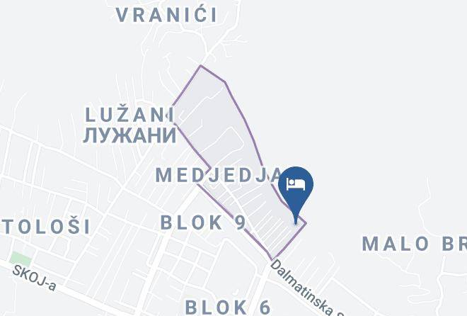 Podgorica - Hotel Crnogorska Kuca Maps