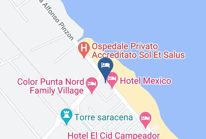 Rimini - Hotel Croce Del Sud Maps