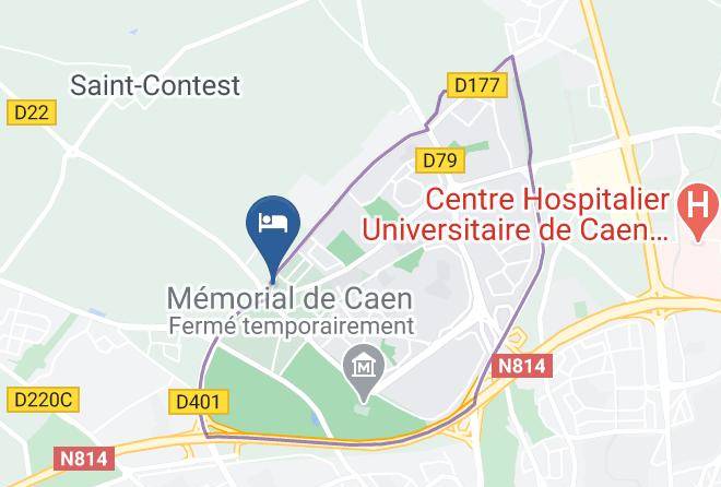 Calvados - Hotel Crocus Memorial Maps