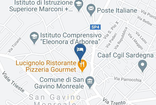 Province Of South Sardinia - Hotel Crocus Maps