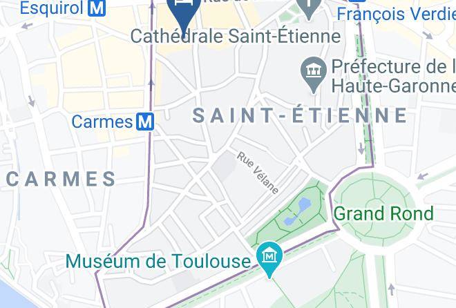 Hotel Croix Baragnon Toulouse Map