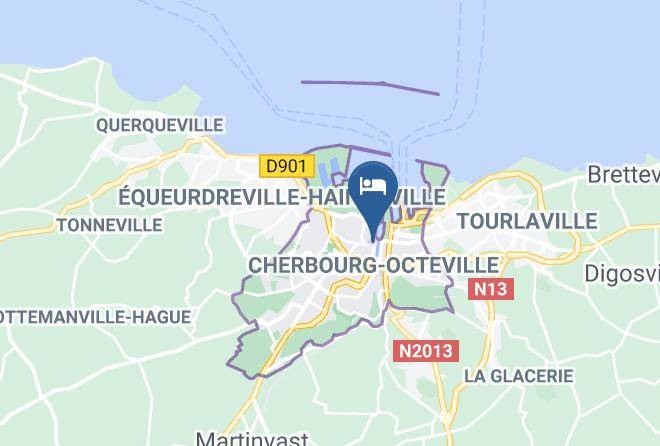 Manche - Hotel Croix De Malte Maps