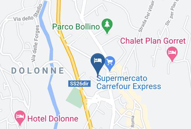 Aosta - Hotel Croux Maps