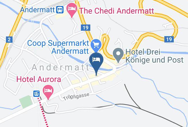 Andermatt - Hotel Crown Maps