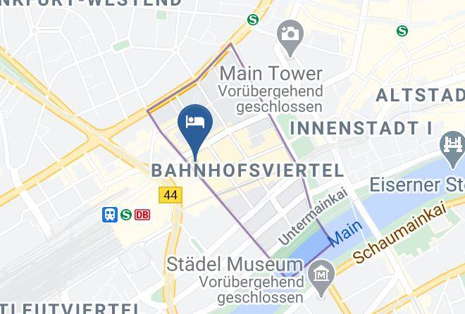 Frankfurt Am Main - Hotel Crown Maps