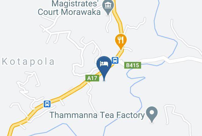 Galle - Hotel Crown Hill Maps
