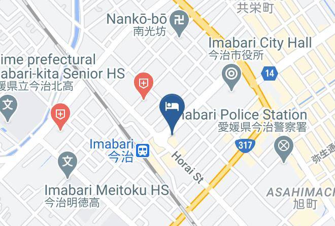 Imabari City - Hotel Crown Hills Imabari Maps