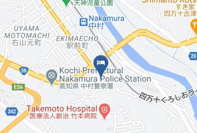 Shimanto City - Hotel Crown Hills Nakamura Maps