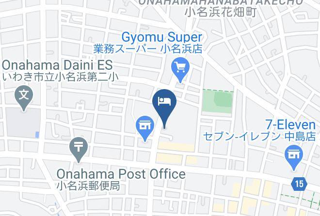Iwaki City - Hotel Crown Hills Onahama Maps