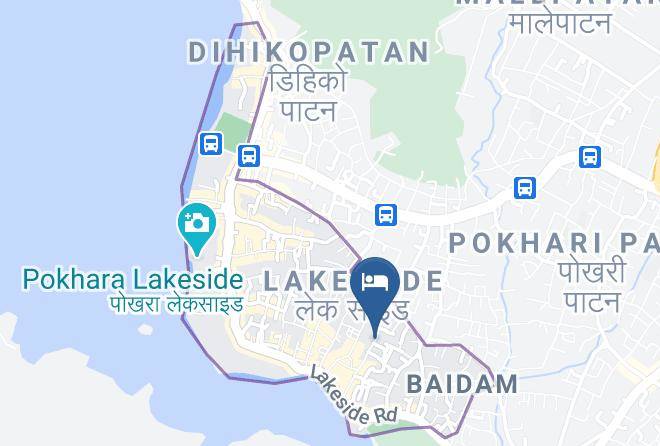 Hotel Crown Himalayas Map