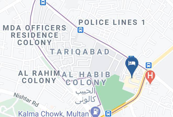 Islamabad - Hotel Crown Inn Multan Maps