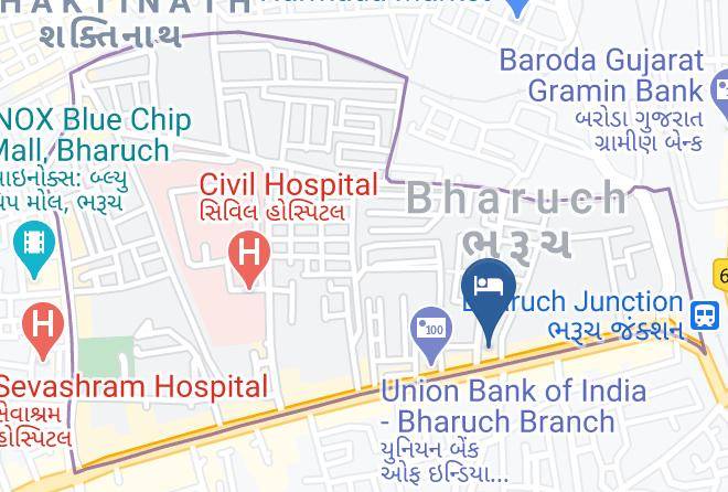 Bharuch - Hotel Crown Palace Maps