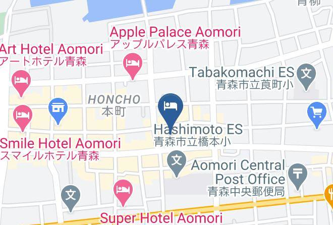 Aomori City - Hotel Crown Palais Aomori Maps