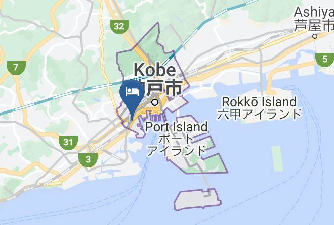 Kobe City Chuo Ward - Hotel Crown Palais Kobe Maps