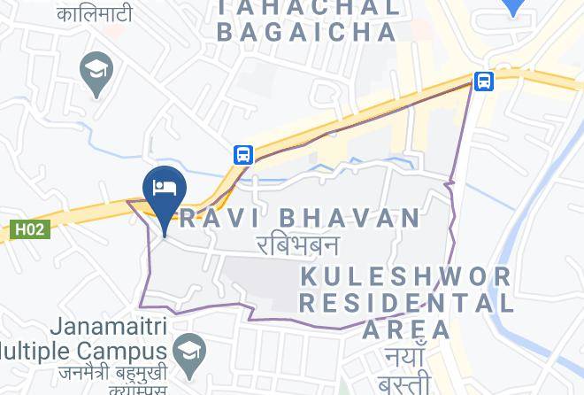 Kathmandu - Hotel Crowne Imperial Maps