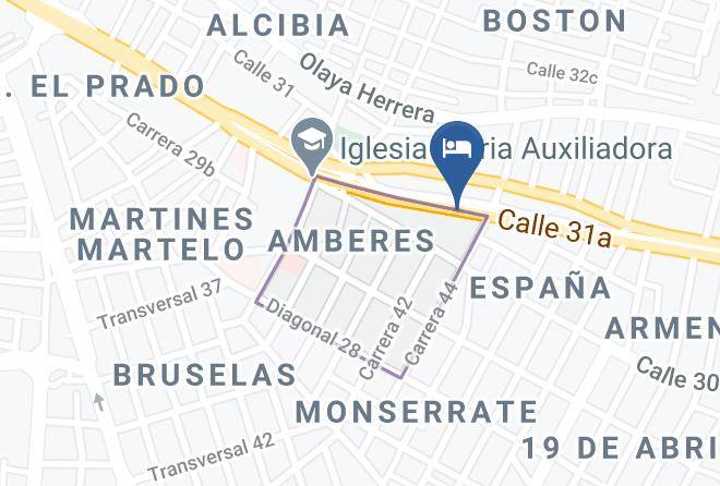 Cartagena De Indias - Hotel Crucero De Indias Maps