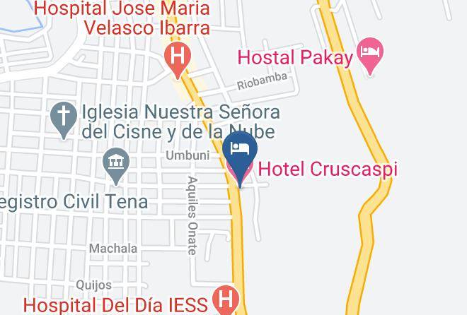 Hotel Cruscaspi Map