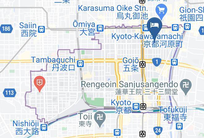 Kyoto City Shimogyo Ward - Hotel Crush On Maps