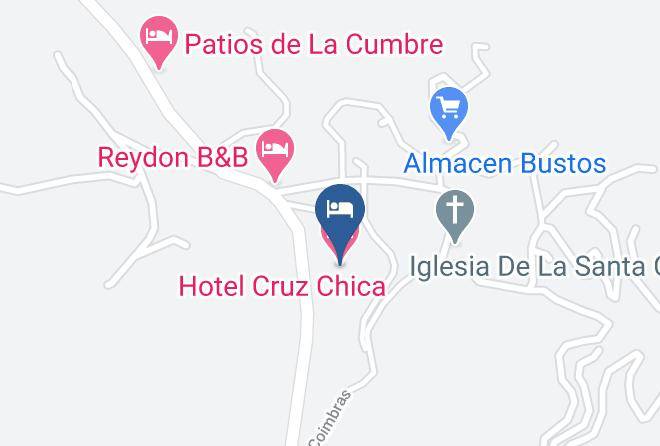 Punilla Department - Hotel Cruz Chica Maps