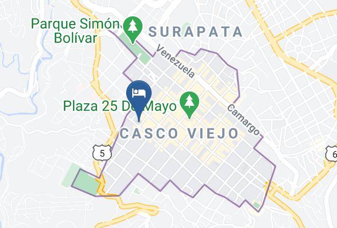 Oropeza - Hotel Cruz De Popayan Maps