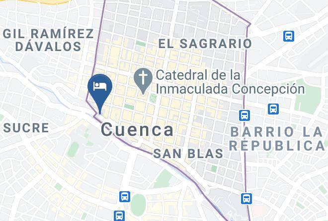 Cuenca - Hotel Cruz Del Vado Maps