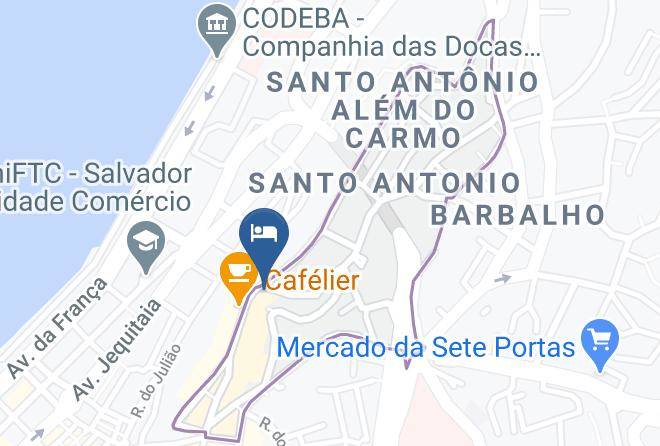 Salvador - Hotel Cruz Do Pascoal Maps