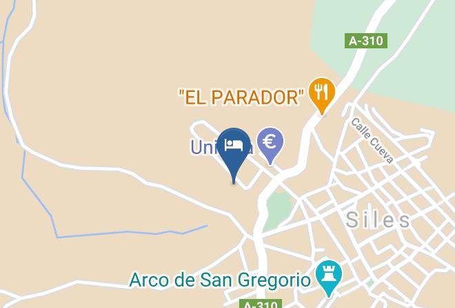 Jaen - Hotel Cruz Maps