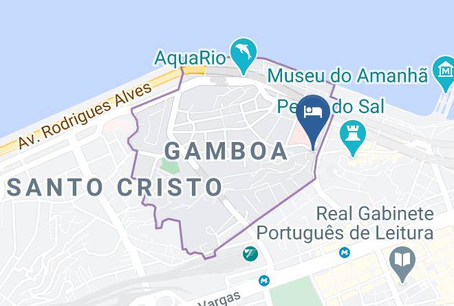 Rio De Janeiro Gamboa - Hotel Cruzeiro Tefe Maps