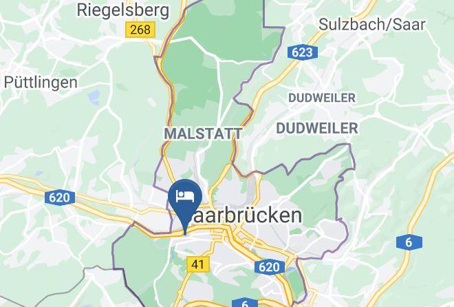 Saarbrucken - Hotel Crystal Maps