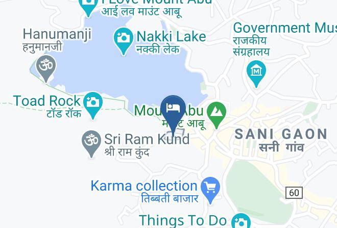 Mount Abu - Hotel Crystal Inn @ Nakki Lake Maps