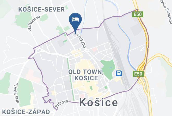 Kosice - Hotel Crystal Kosice Maps