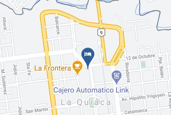 Yavi - Hotel Crystal La Quiaca Maps