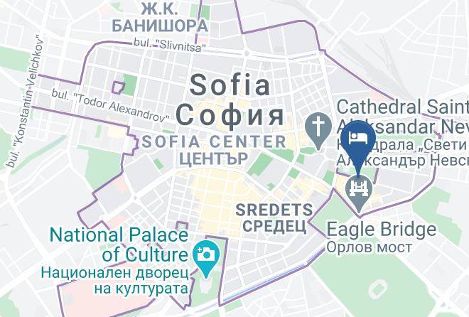 Sofia - Hotel Crystal Palace Boutique Maps