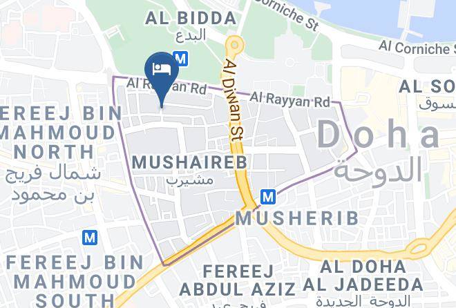 Doha - Hotel Crystal Palace Maps