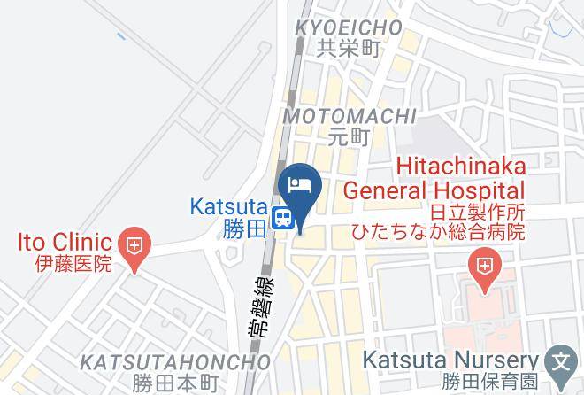 Hitachinaka City - Hotel Crystal Plaza Maps