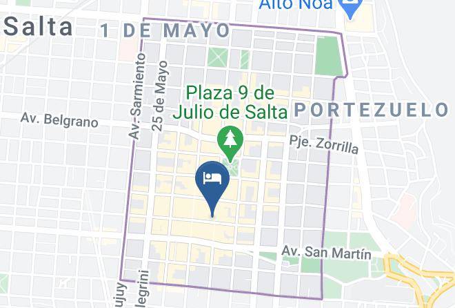 Salta - Hotel Crystal Maps