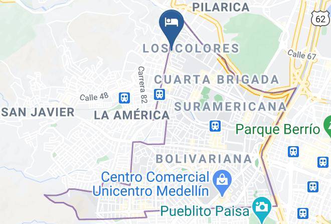 Medellin - Hotel Csi Medellin Maps