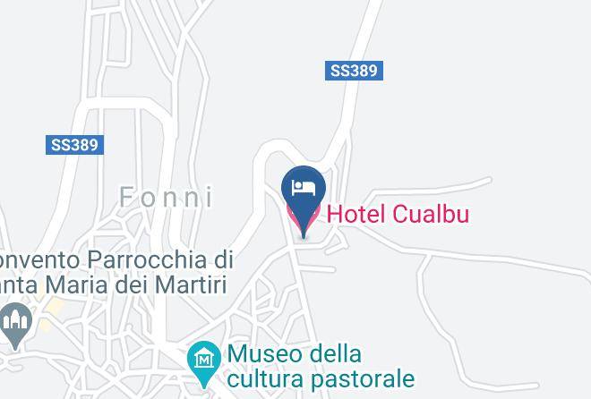 Nuoro - Hotel Cualbu Maps