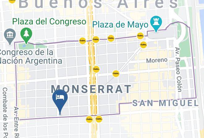Autonomous City Of Buenos Aires - Hotel Cuatro Reyes Maps