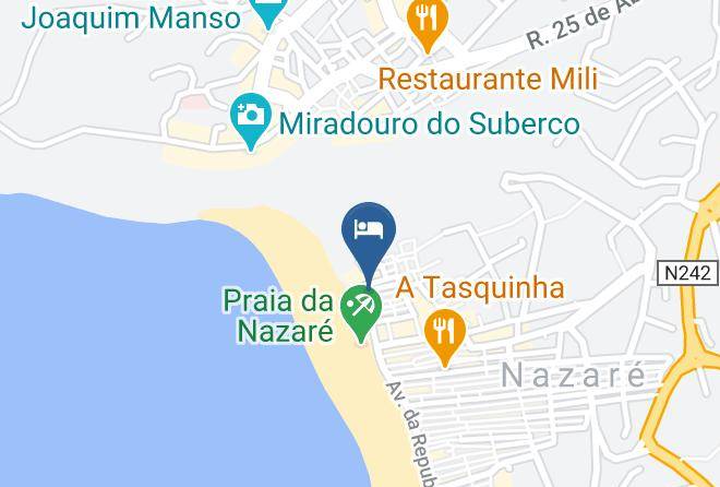 Nazare - Hotel Cubata Maps