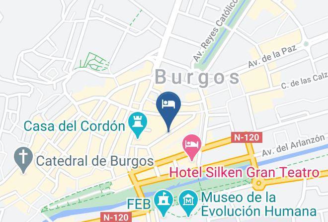 Burgos - Hotel Cuentame La Puebla Maps