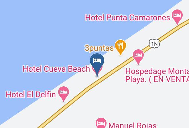 Contralmirante Villar - Hotel Cueva Beach Maps