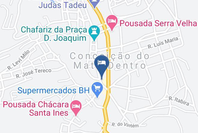 Conceicao Do Mato Dentro - Hotel Cuiaba Maps