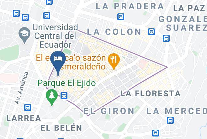 Distrito Metropolitano De Quito - Hotel Cultura Manor Maps