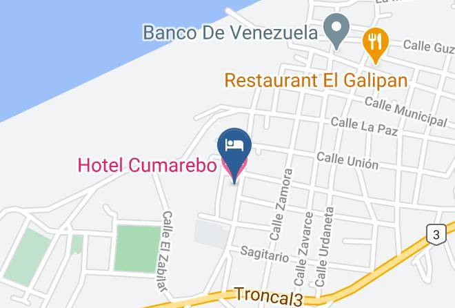 Puerto Cumarebo - Hotel Cumarebo Maps