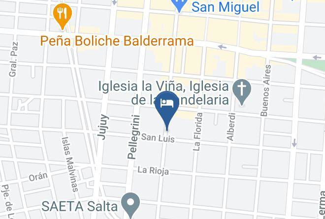 Salta - Hotel Cumbre Salta Maps