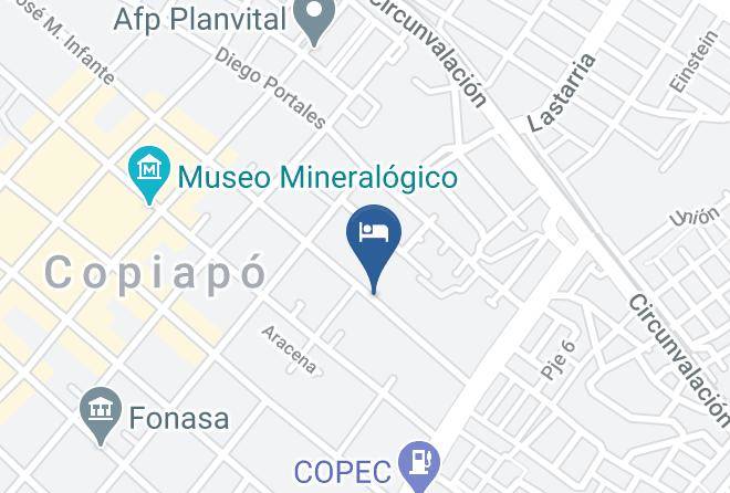 Copiapo Province - Hotel Cumbres De Atacama Maps